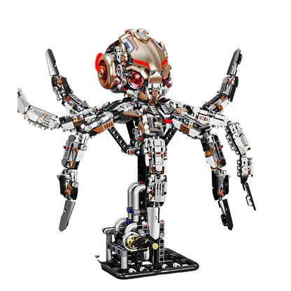 MJI 13085 – Semi-Mechanical Octopus | 1,768 PCS Building Set | Mechanical Creature Series