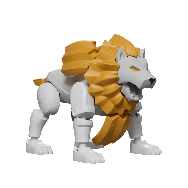 Power of the Beast blind box – Blokees Transformers Defender Version 07 – figure from the series, image 11