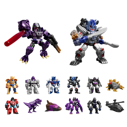Brutal Fang blind box – Blokees Transformers Defender Version 06 – figure from the series, image 1