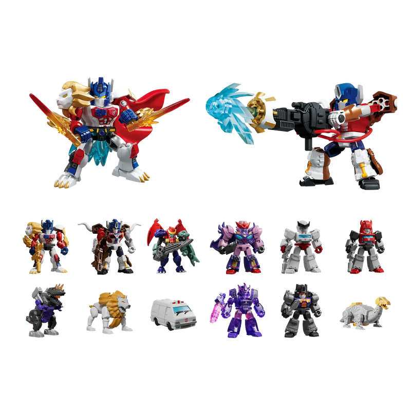 Power of the Beast blind box – Blokees Transformers Defender Version 07 – figure from the series, image 1