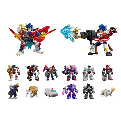 Power of the Beast blind box – Blokees Transformers Defender Version 07 – figure from the series, image 1