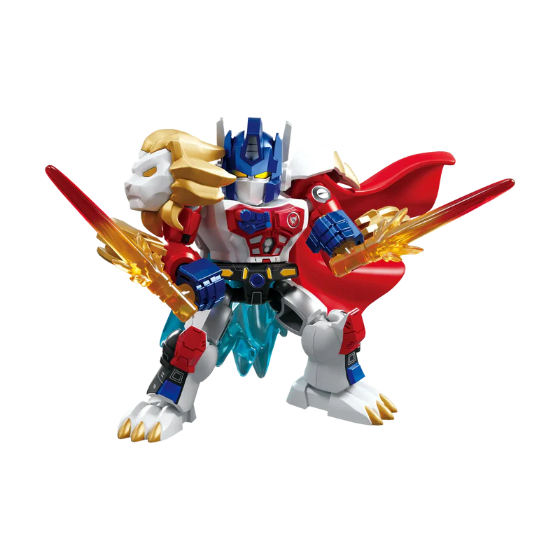 Power of the Beast blind box – Blokees Transformers Defender Version 07 – figure from the series, image 2