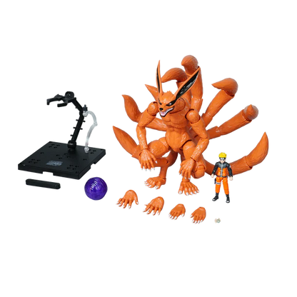 Blokees NARUTO SHIPPUDEN Legend Edition 01 – Kurama (Nine Tails) & Naruto Uzumaki Light-Up Model Kit