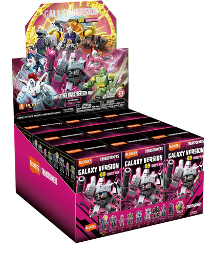 Darkest Hour blind box – Blokees Transformers Galaxy Version 09 – retail display box of the series