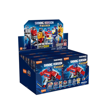 Shining 1985 blind box – Blokees Transformers Shining Version 02 – retail display box of the series