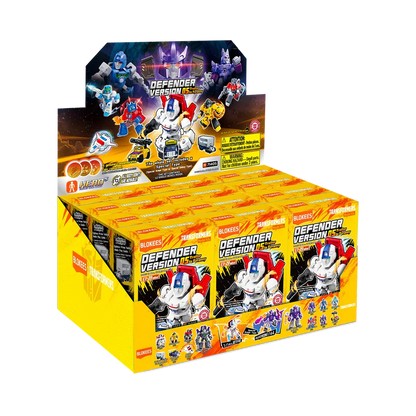 Traitor to Tyranny blind box – Blokees Transformers Defender Version 05 – retail display box of the series