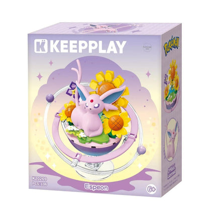Keeppley Espeon Family Planet Building Block Collectible Figure – Pokémon Series
