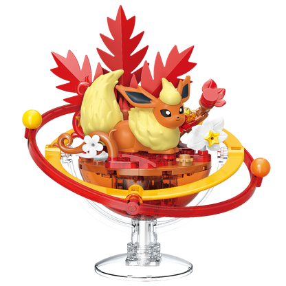 Keeppley Flareon Family Planet Building Block Collectible Figure – Pokémon Series
