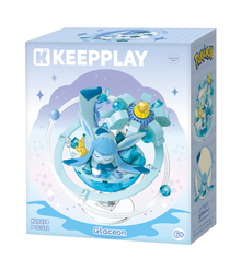 Keeppley Glaceon Family Planet Building Block Collectible Figure – Pokémon Series