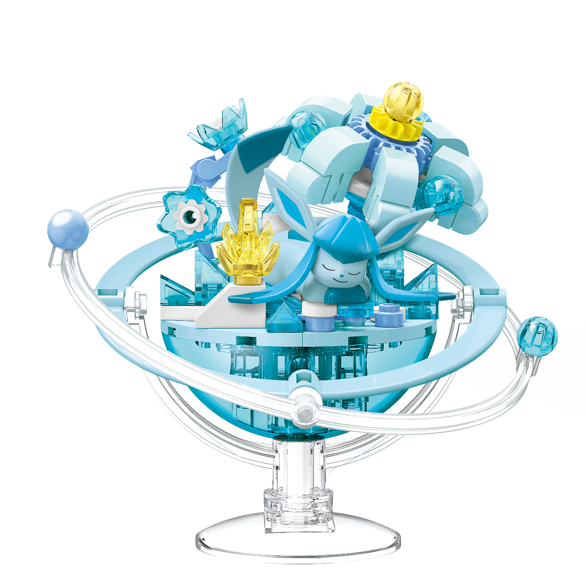 Keeppley Glaceon Family Planet Building Block Collectible Figure – Pokémon Series