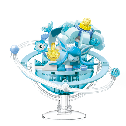 Keeppley Glaceon Family Planet Building Block Collectible Figure – Pokémon Series