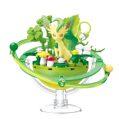 Keeppley Leafeon Family Planet Building Block Collectible Figure – Pokémon Series