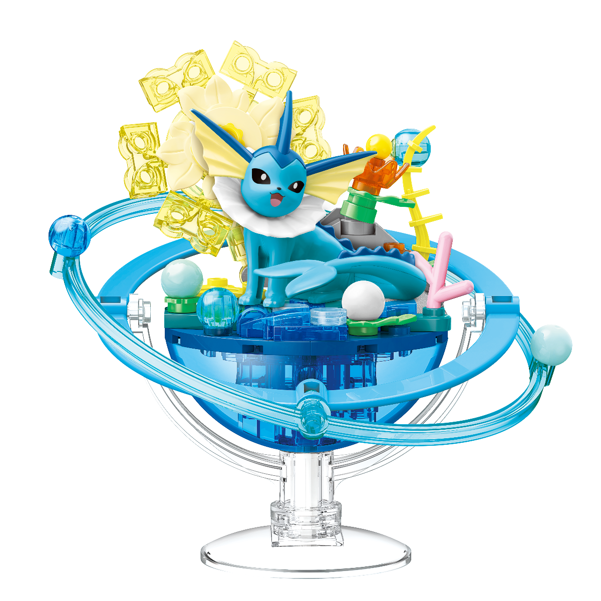 Keeppley K20272 Vaporeon Family Planet Building Block Collectible Figure – Pokémon Series