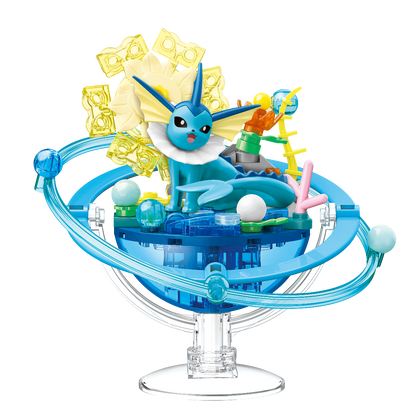 Keeppley K20272 Vaporeon Family Planet Building Block Collectible Figure – Pokémon Series