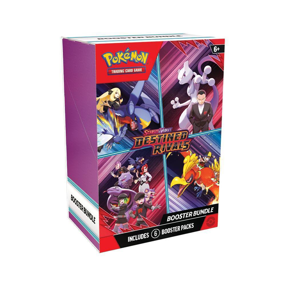 Pokémon TCG Scarlet & Violet Destined Rivals Booster Bundle – 6 Booster Packs