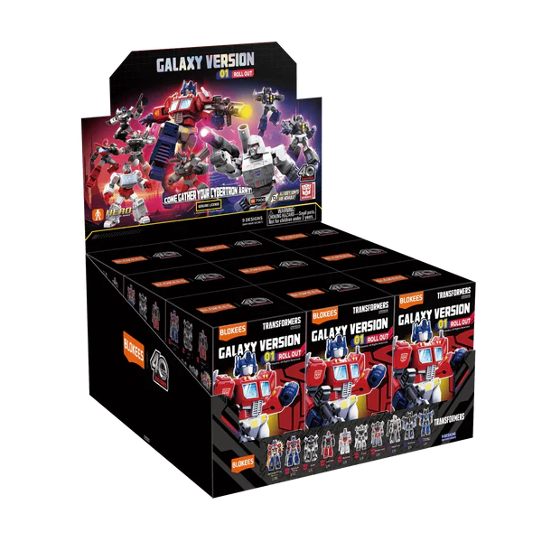 Roll Out blind box – Blokees Transformers Galaxy Version 01 – series line-up overview