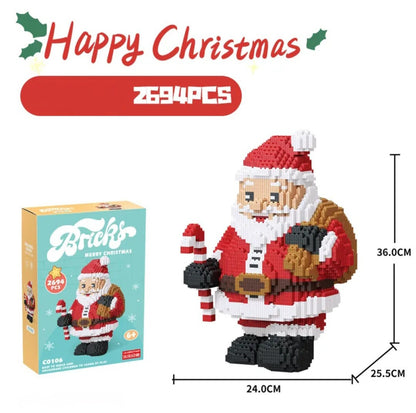 Santa Claus Kerst Bouwset – Ribble Bricks – 2694 Stenen – Educatief Kerstspeelgoed voor Kinderen en Volwassenen