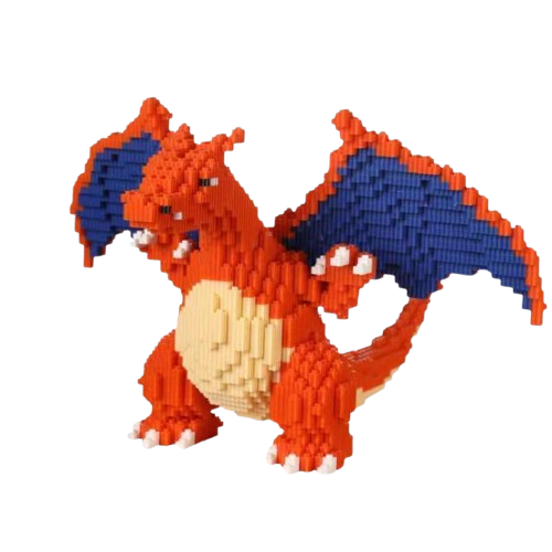 Pixel Flame Dragon