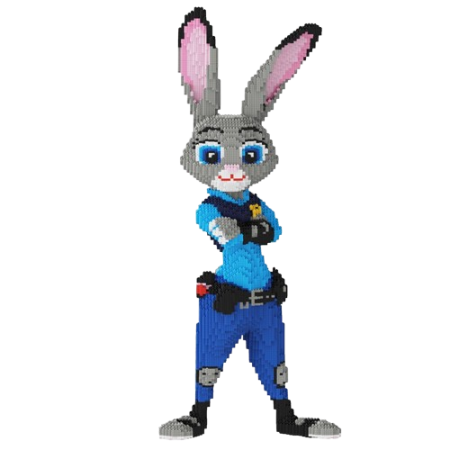 Pixel Brave Bunny - XXL 1.15m