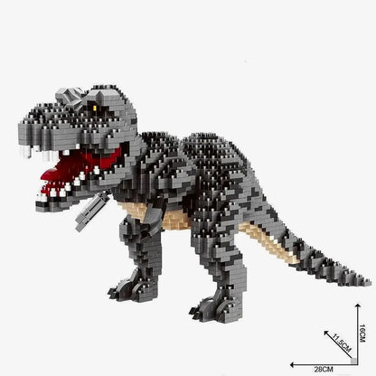 Tyrannosaurus Rex – Balody 16088 micro block set – assembled model with dimensions
