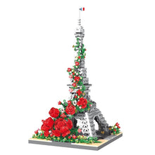 Eiffel Tower with Roses – Balody 16409 building set – Eiffel Tower covered in red roses