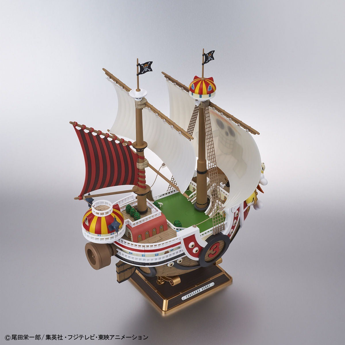 Thousand Sunny Land of Wano Ver. – Bandai – rear three-quarter view