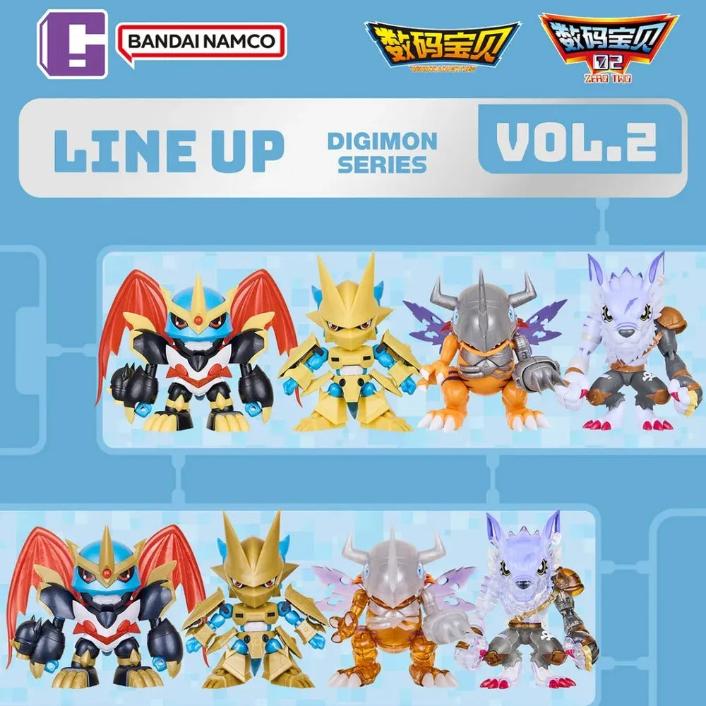 Bandai PLABAKO Digimon Vol.2 blind box – line-up (contents are random)