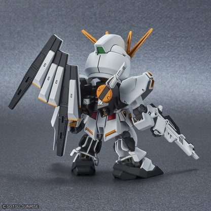 Bandai SD EX-Standard #016 RX-93 Nu Gundam – assembled, rear view with fin funnels