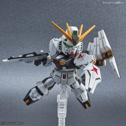 Bandai SD EX-Standard #016 RX-93 Nu Gundam – with beam rifle (action base sold separately)