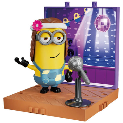 Kevin (Singer) – Blokees Minions preCOOL Celebration Party – figure with scene panel and microphone