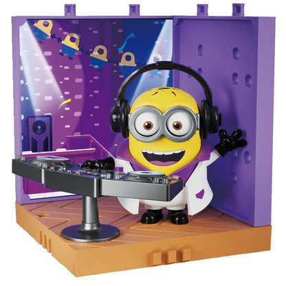 Phil (DJ) – Blokees Minions preCOOL Celebration Party – figure with scene panel and DJ console