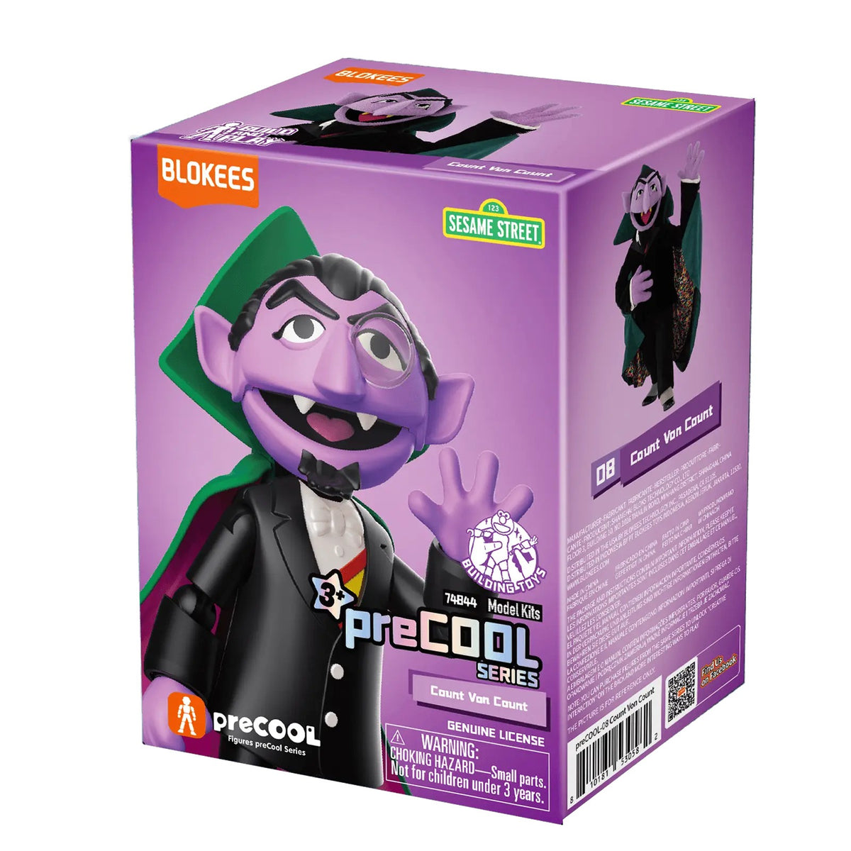 Count von Count – Blokees Sesame Street preCOOL Series 02 – box