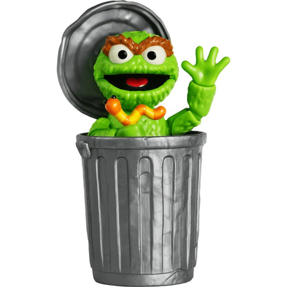 Oscar – Blokees Sesame Street preCOOL Series 02 – assembled figure in his trash can