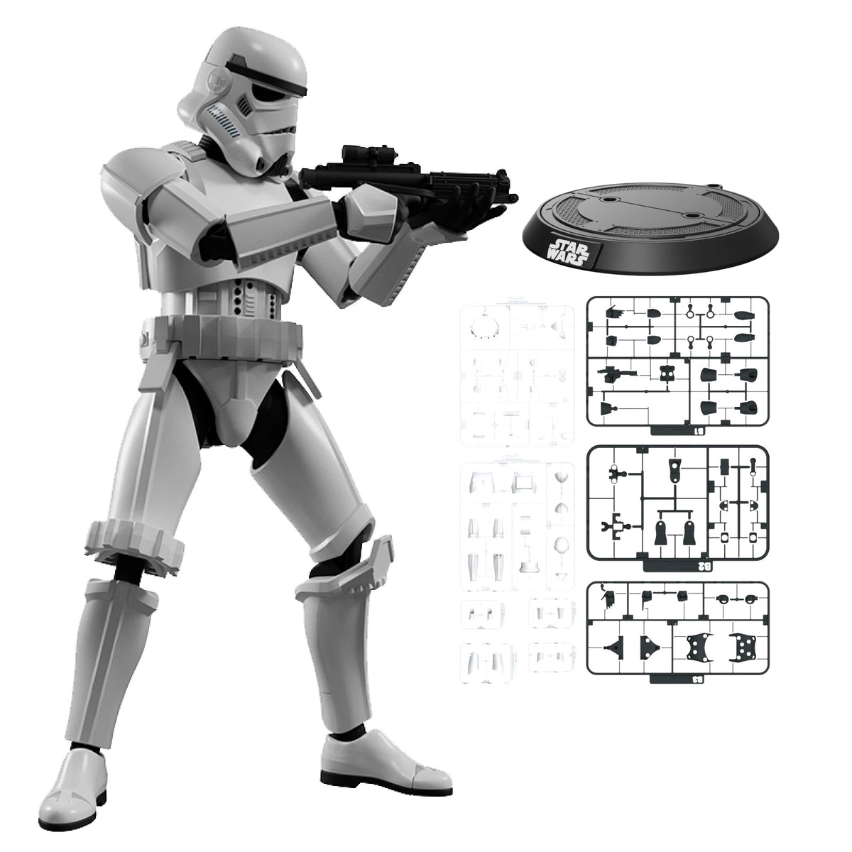 Stormtrooper model kit – Blokees Star Wars Champion Class 02 – aiming pose