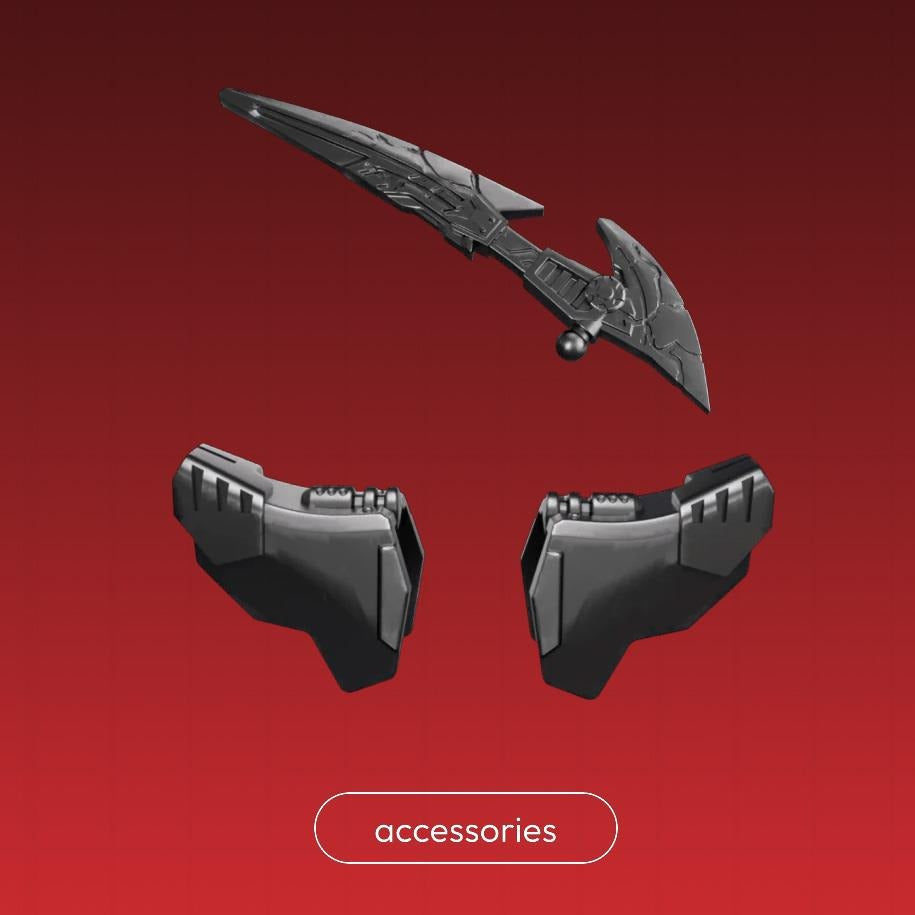 Blokees Transformers Classic Class 03 Scourge – accessories
