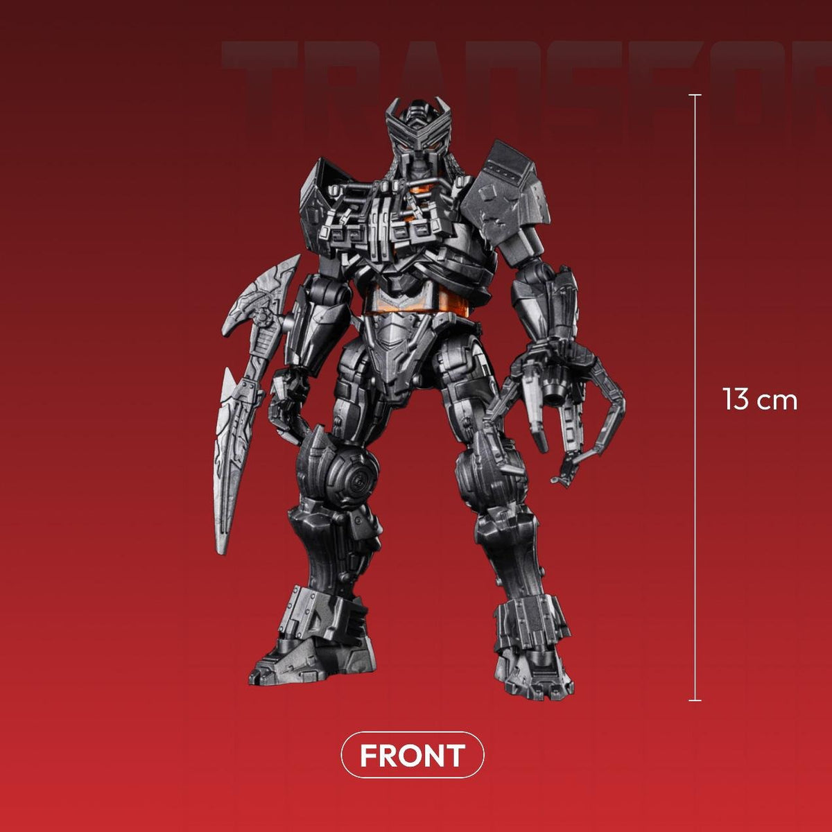 Blokees Transformers Classic Class 03 Scourge – front view, 13 cm tall
