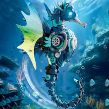 Mechanical Seahorse – DK 7011 building set – artwork of the assembled model