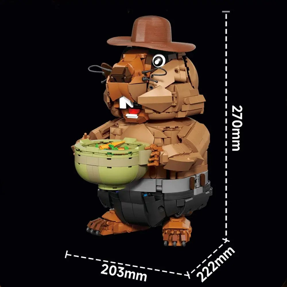 Head Chef Groundhog – DK 7073 building set – dimension drawing
