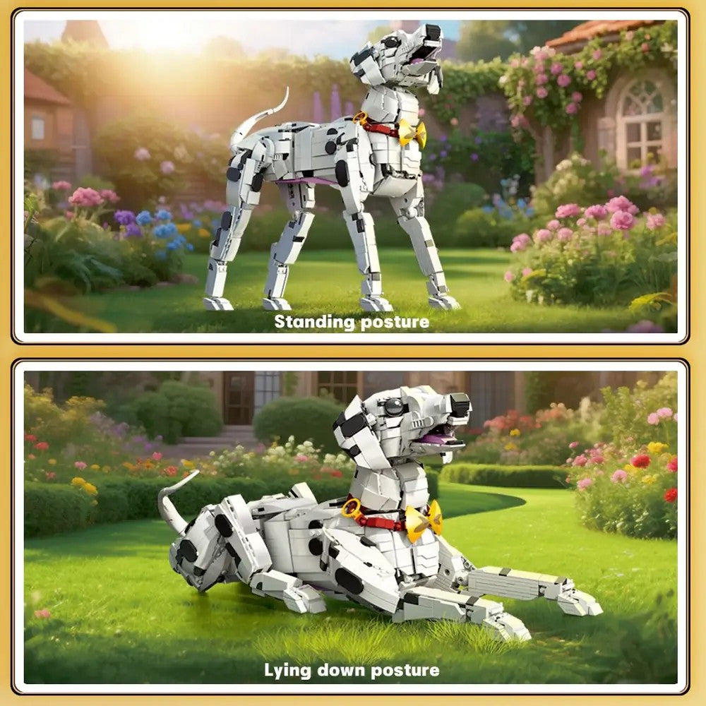 Dalmatian 3-in-1 – DK 7075 building set – standing and lying builds