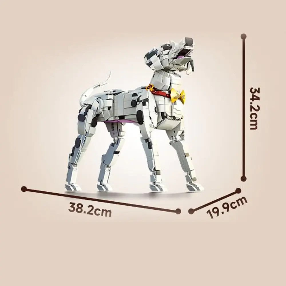 Dalmatian 3-in-1 – DK 7075 building set – dimension drawing