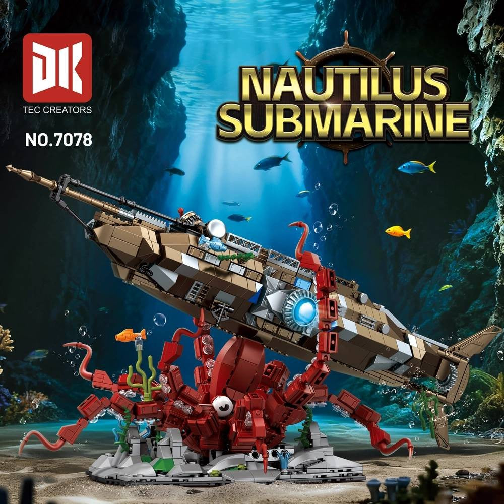 Nautilus Submarine – DK 7078 building set – box artwork