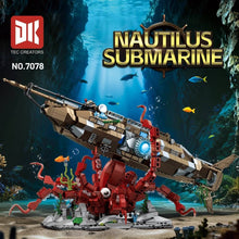Nautilus Submarine – DK 7078 building set – box artwork