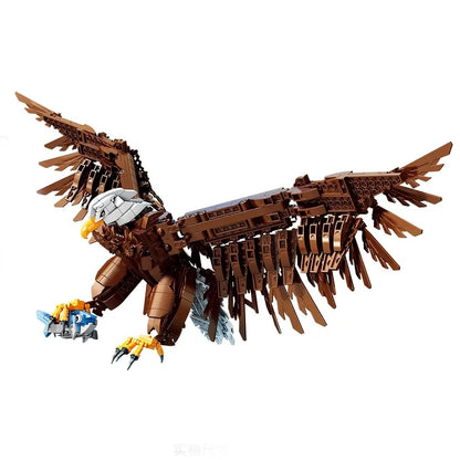 Bald Eagle – DK 7079 building set – assembled bald eagle with spread wings