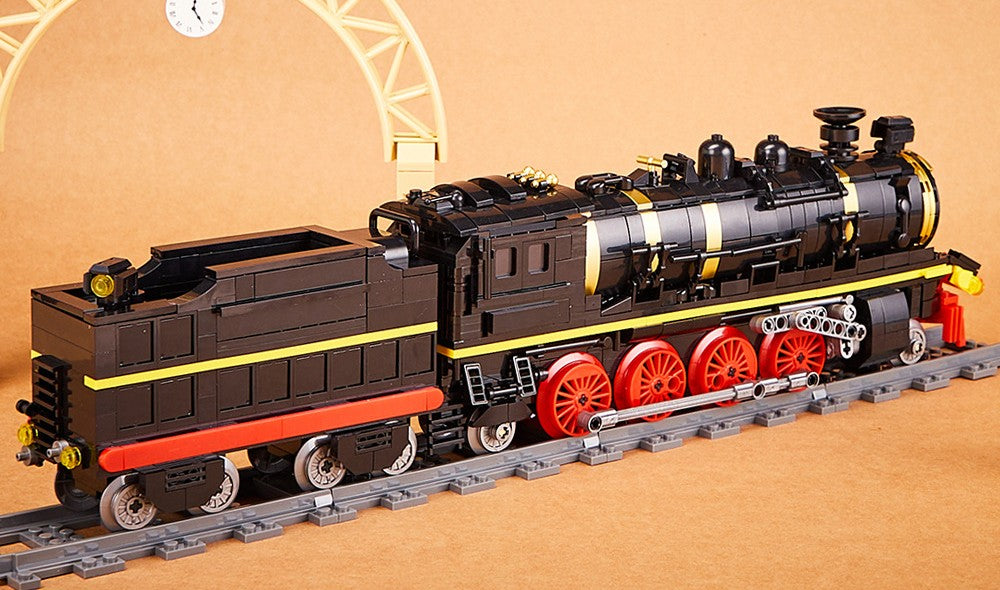 Leader Steam Locomotive – DK 80015 building set – assembled locomotive and tender