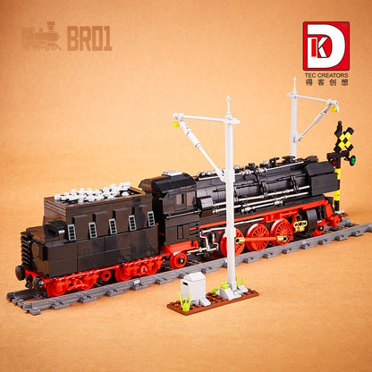 BR01 Steam Locomotive – DK 80016 building set – three-quarter view