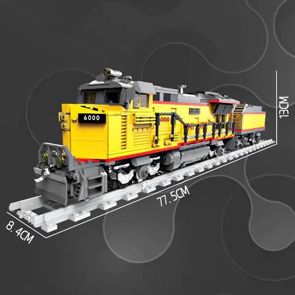 AC6000CW Diesel Locomotive – DK 80019 building set – dimension drawing