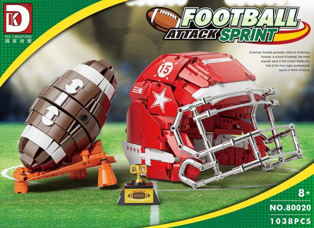 Football Attack Sprint – DK 80020 building set – box artwork