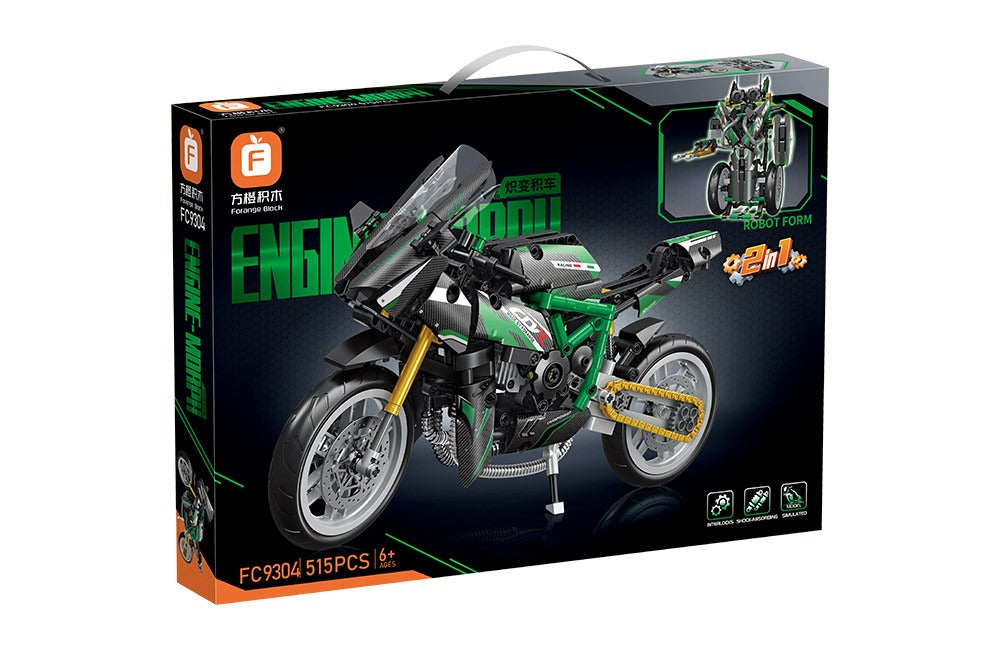 Forange FC9304 Green Sport Motorcycle 2-in-1 – box