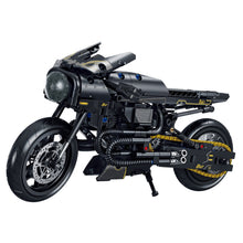 Black Motorcycle – Forange FC9305 building set – assembled black motorcycle