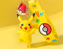 Pikachu – Funism Funism Pokémon keychain – with Poké Ball charm and strap